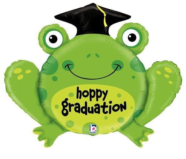 Foil Balloon Dimensionals Hoppy Graduation Shape 29in