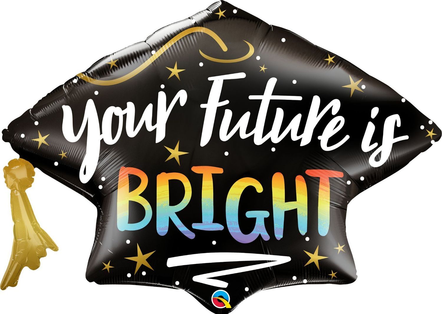 Foil Balloon Your Future Is Bright Grad Cap 41in
