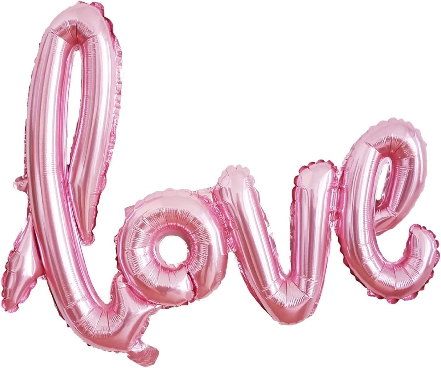 Love Pink Script Phrase