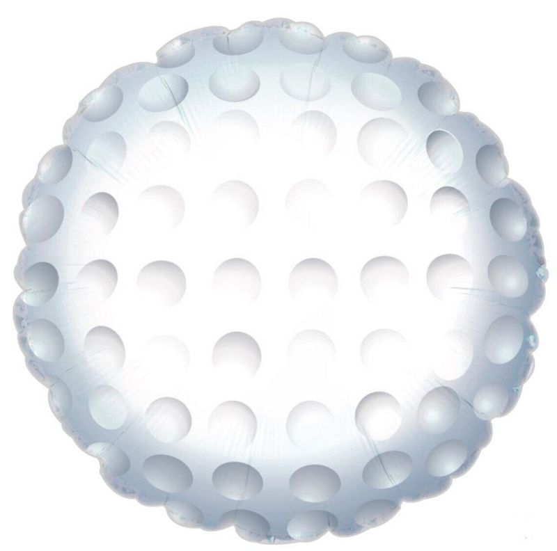 Foil Balloon Round Golf Ball 17in