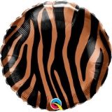 18 Inch Tiger Stripes Pattern Foil Mylar Balloon