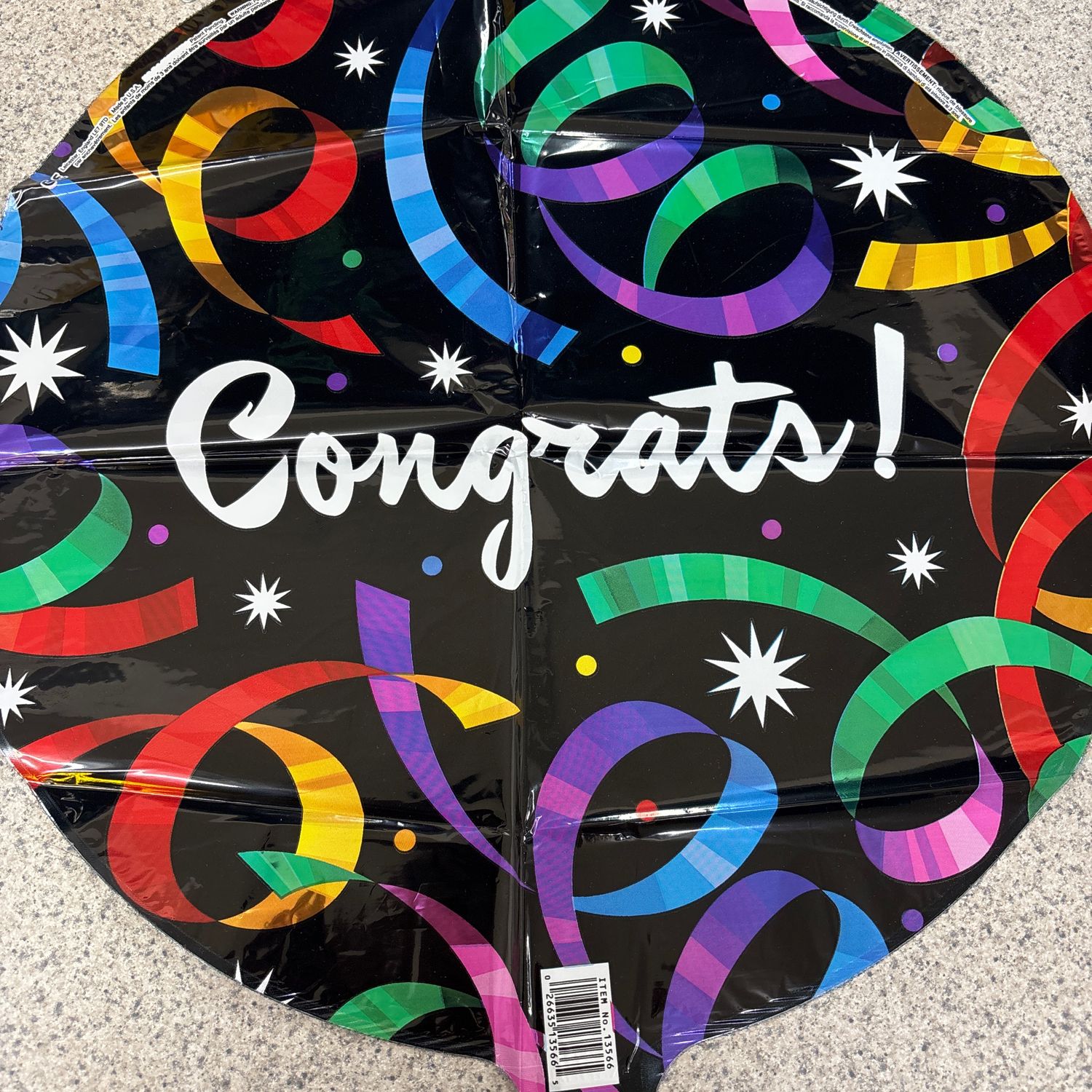 Tuftex Latex Balloon Congrats Streamers – VLP 18in