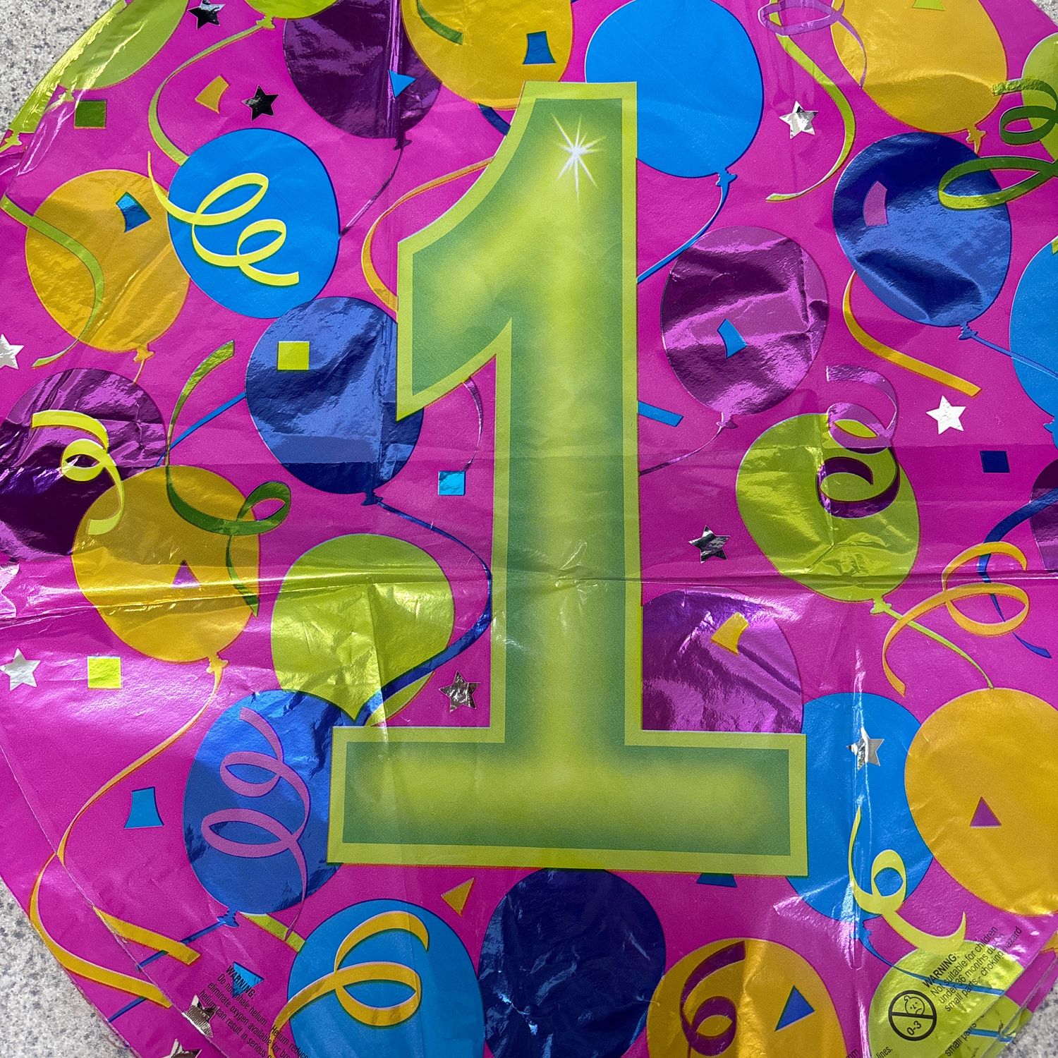 18 Inch Number 1 Foil