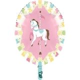 Carousel Mylar Balloon