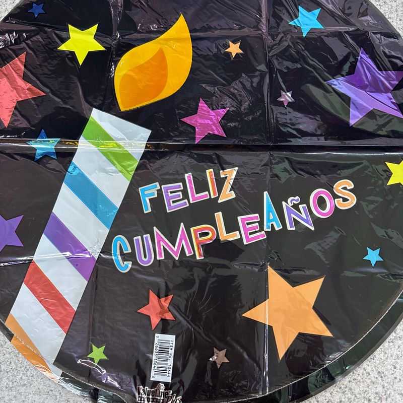 Tuftex Latex Balloon Feliz Cumpleaños Candles – VLP 18in