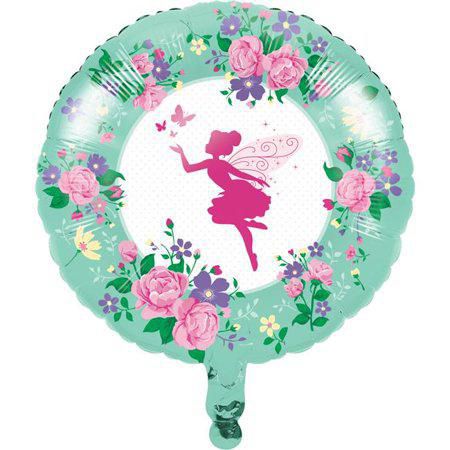Floral Fairy Mylar Balloon