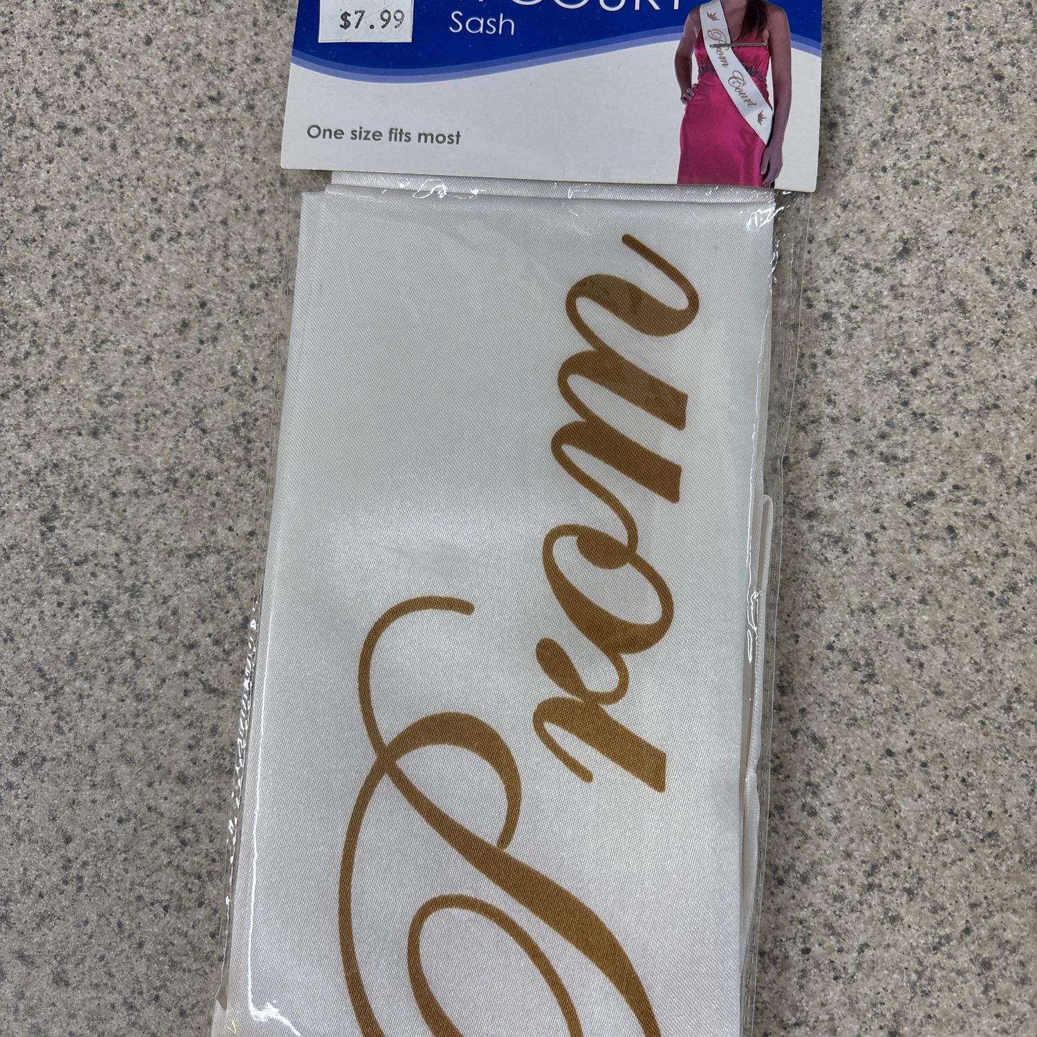 Beistle 60190 - Prom Court Satin Sash 