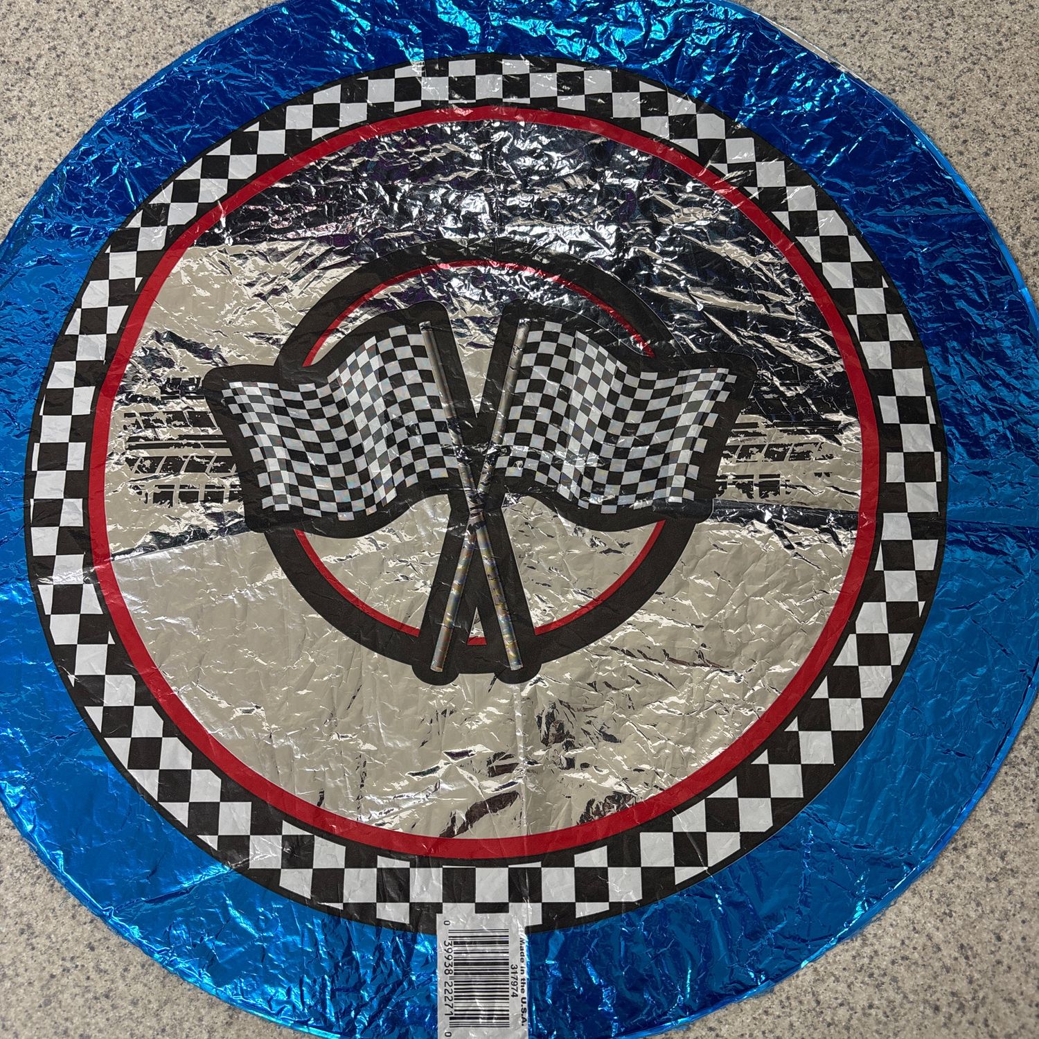 Racing Mylar Balloon