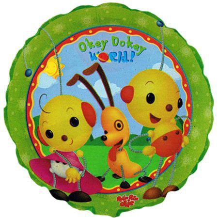 1- Rolie Polie Olie Foil Balloon Party Supplies Decoration