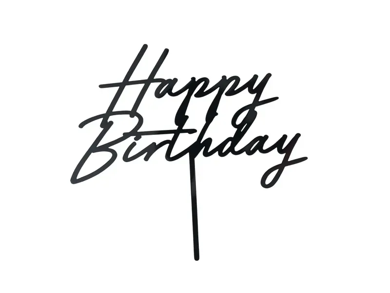 Plates Happy Birthday with Bow 24cm