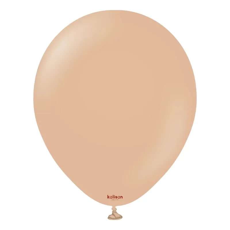 Kalisan Latex Balloons Standard Desert Sand 18in - 25 pieces