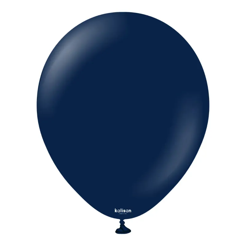 Kalisan Latex Balloons Standard Navy 18in - 25 pieces