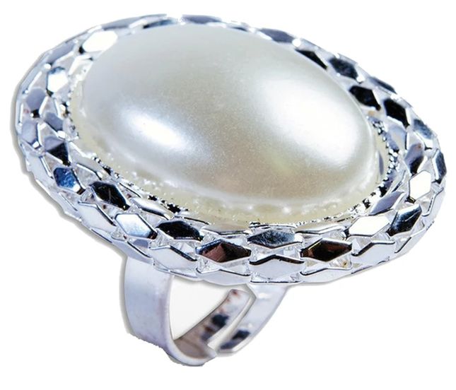 50's Ring Round - White