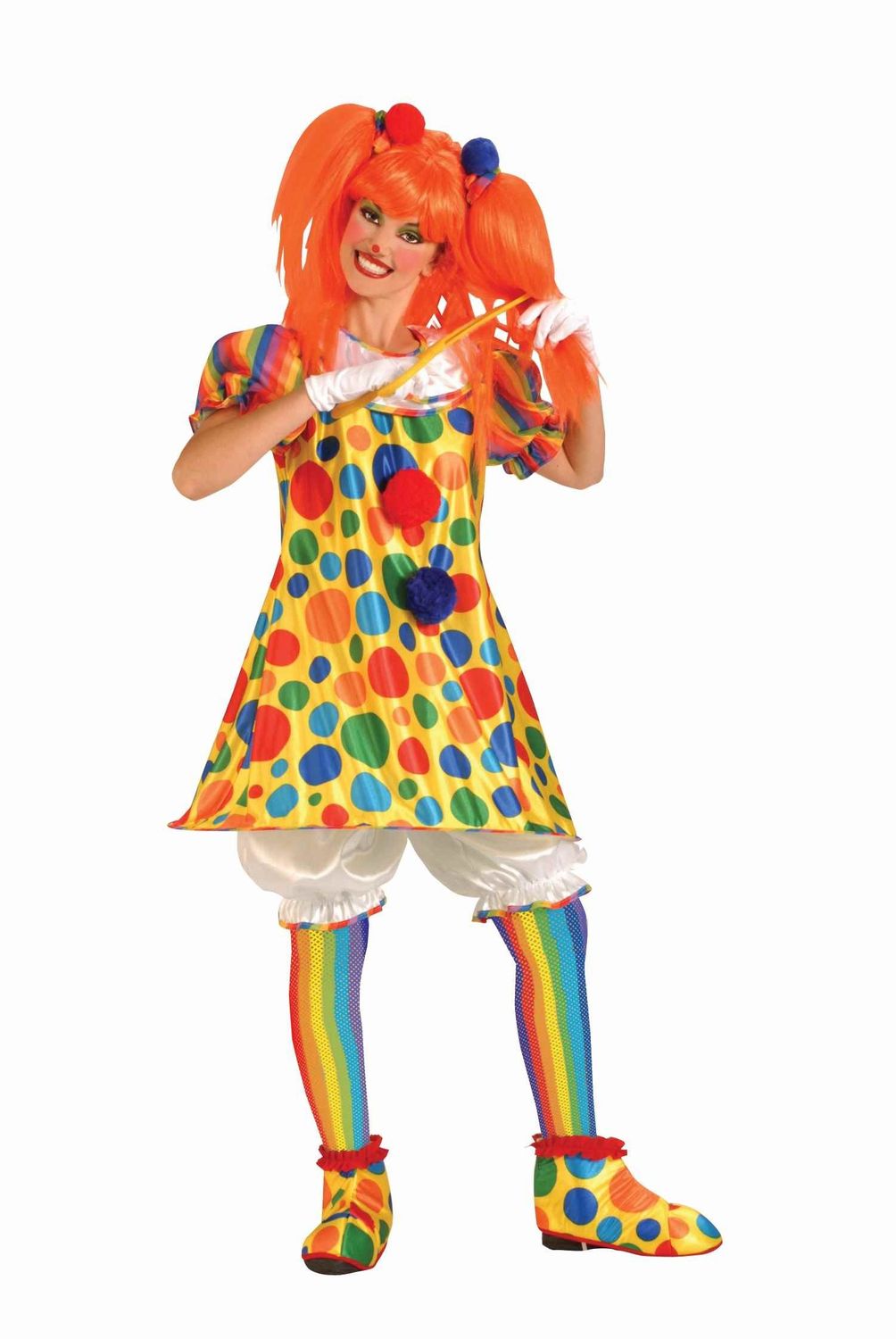 CLOWN FISHNET STOCKINGS