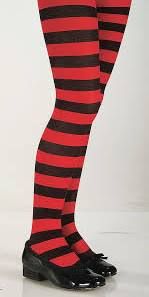 Red And Black Tights Child Size