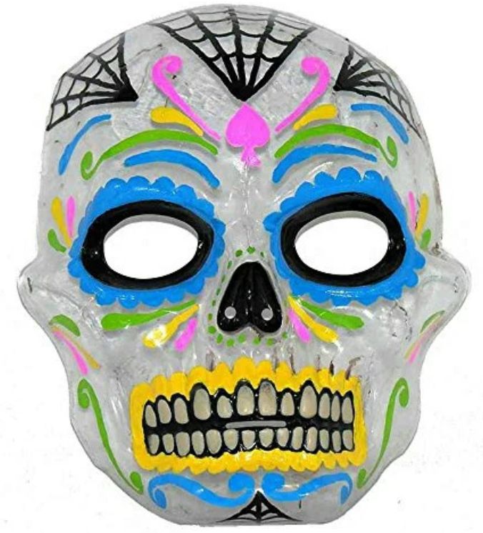 Day Of The Dead Clear Mask