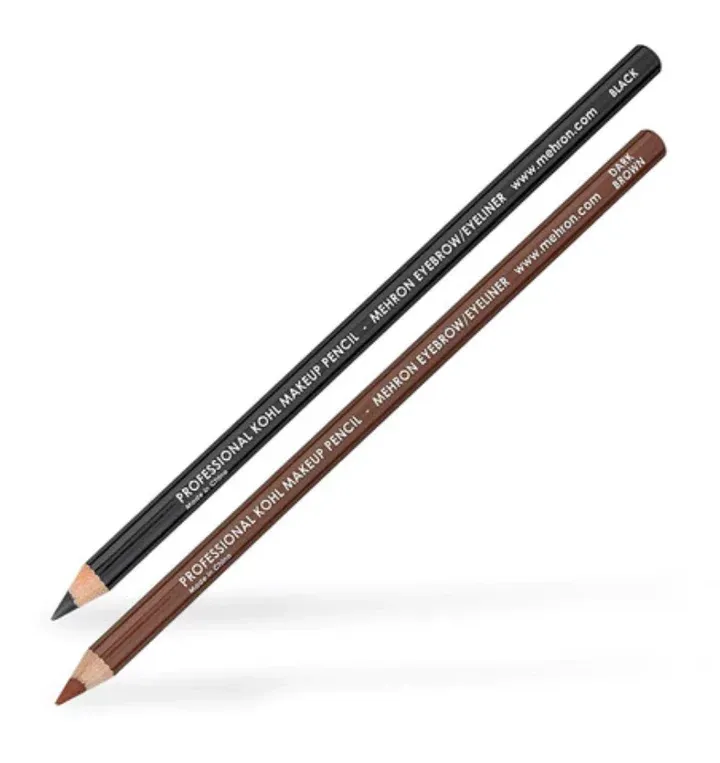 BLACK EYE LINER & BROW PENCIL FOR PERFORMANCE CARDED