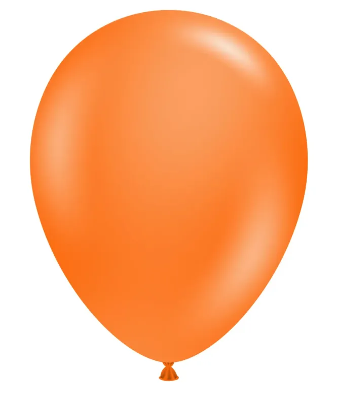 Tuftex Latex Balloons Orange 17in - 50 pieces