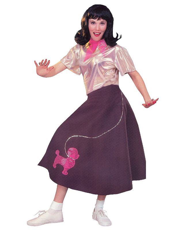Pink Poodle Skirt Adult Size 14/16