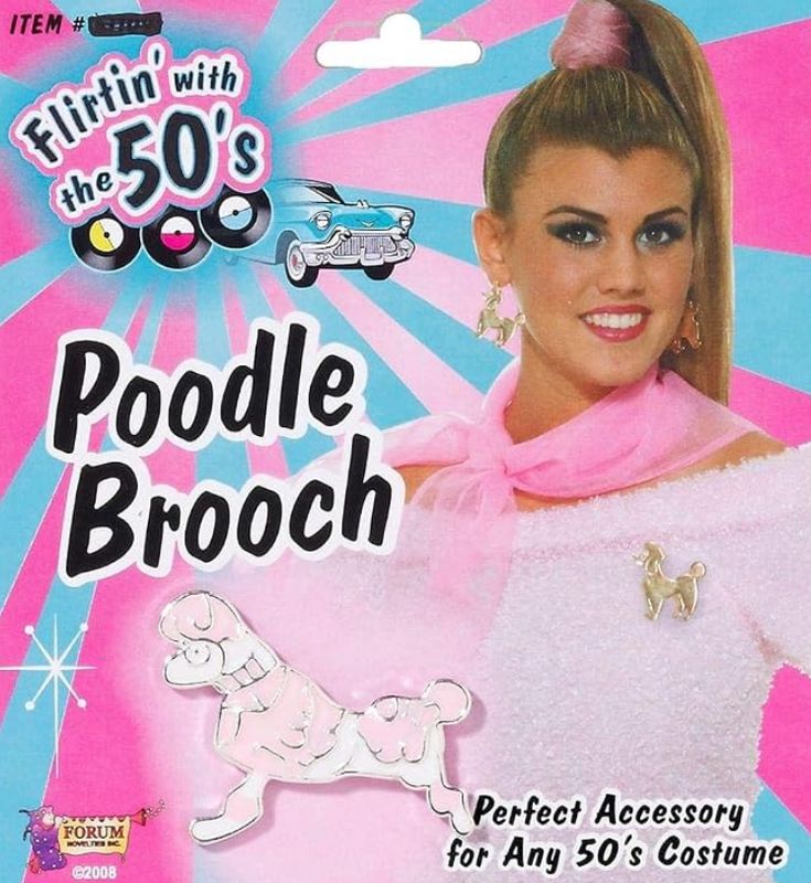 Poodle Brooch