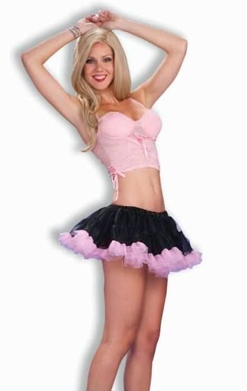 Crinoline Blk/Pink Tutu_Woman