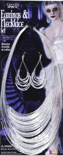 Ghost Earings & Necklace
