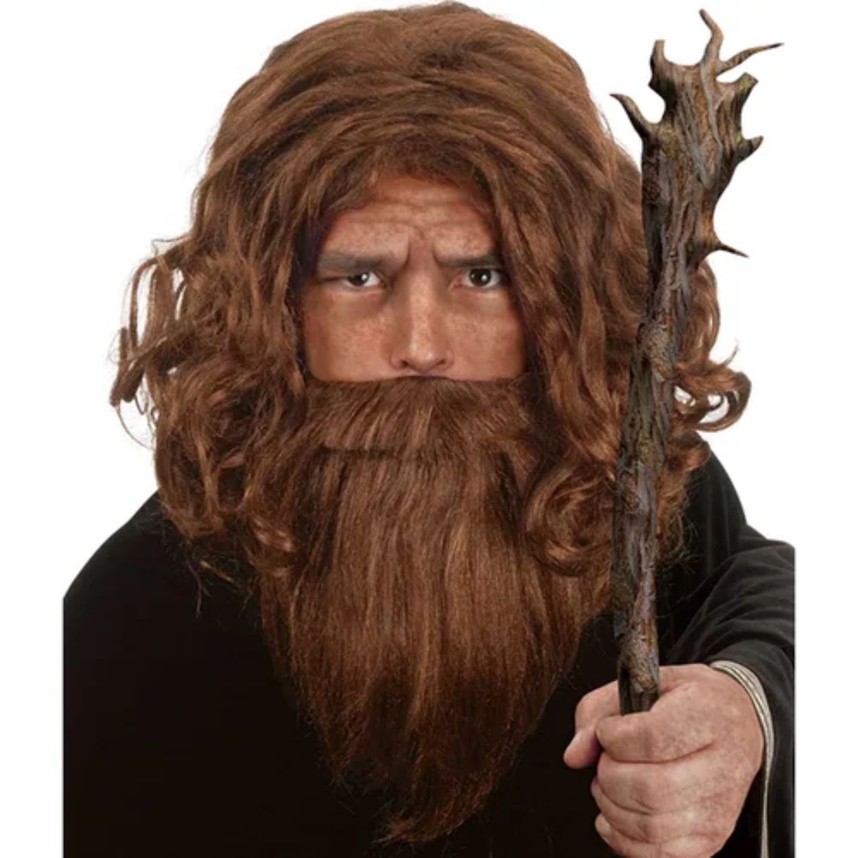 Wizard Wig & Beard Brown
