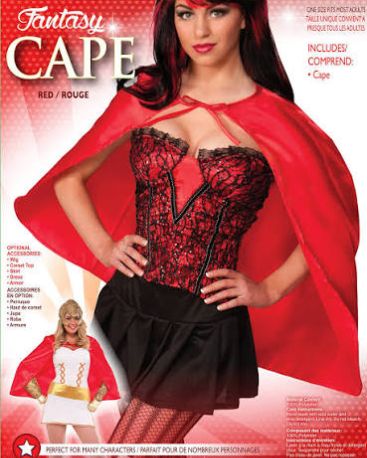 Short Red Cape