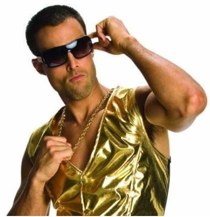 Old School Gold Vest