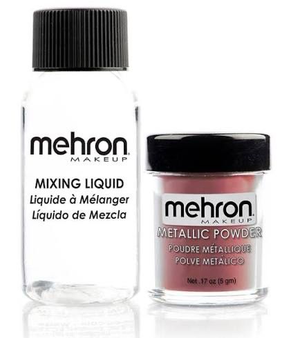 METALLIC POWDER ROSE GOLD WITH MIXING LIQUID