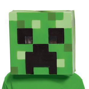 CREEPER HEADPIECE/BLOCK HEAD U(12-14)