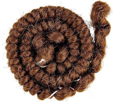 Brown Crepe Hair