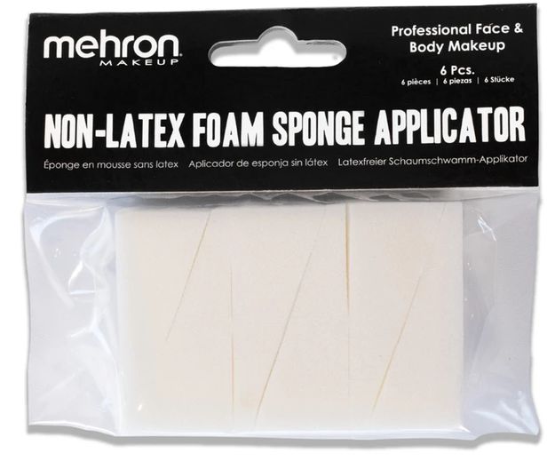 NON-LATEX FOAM SPONGE 6 WEDGES CARDED