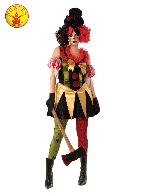Evil Girl Clown Adult Size M