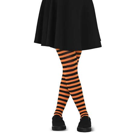 Black and Orange Tights Adult