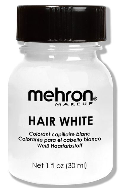 HAIR WHITE WITH BRUSH 1OZ