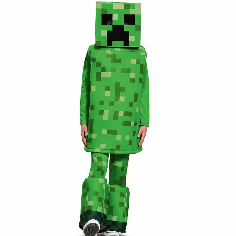 Minecraft Creeper Child Size M (7-8)