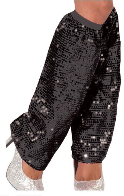 Black Dazzled Leg Warmers