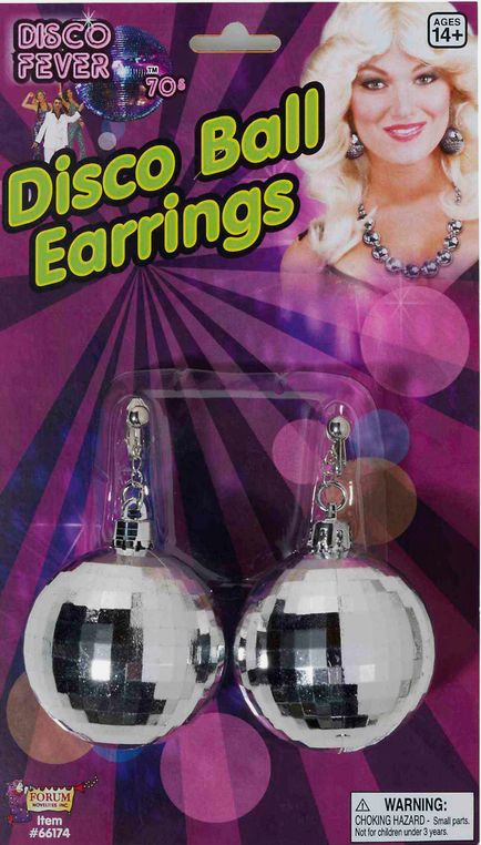 Disco Fever Disco Ball Earrings