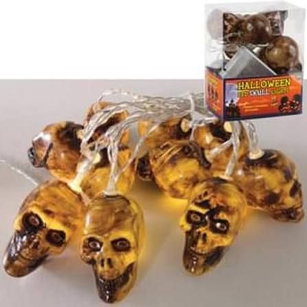 SKELETON HEAD STRING LIGHT