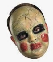 Smeary Doll Face Mask