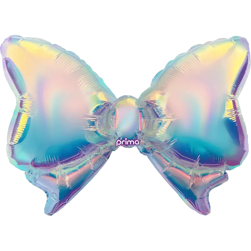 Foil Balloon Iridescent Bow 24in