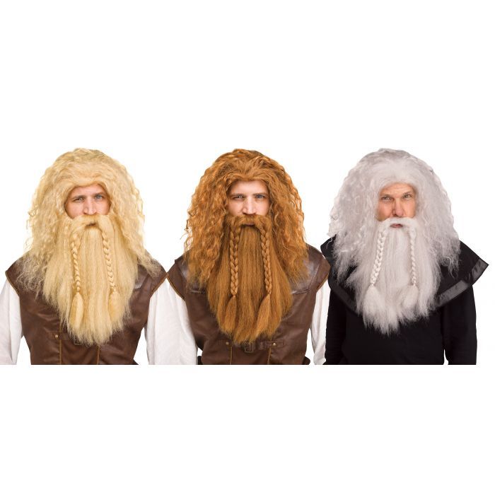 Auburn Viking Wig & Beard