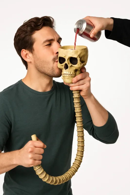 Skull Beer Funnel