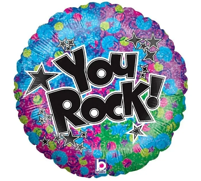 Foil Balloon You Rock 18 in