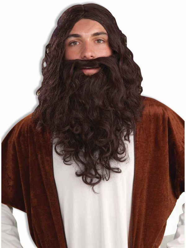 Biblical Wig & Beard Set