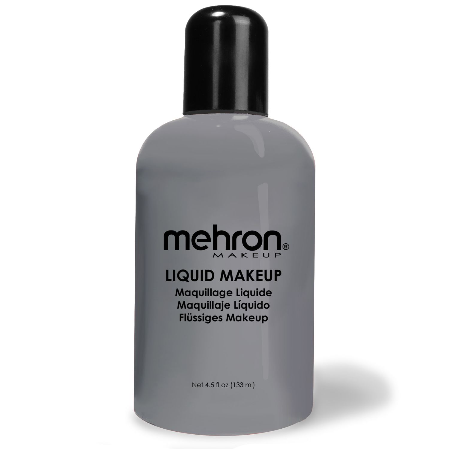 Mehron Makeup Liquid Face and Body Paint (4.5 oz) (Monster Grey)
