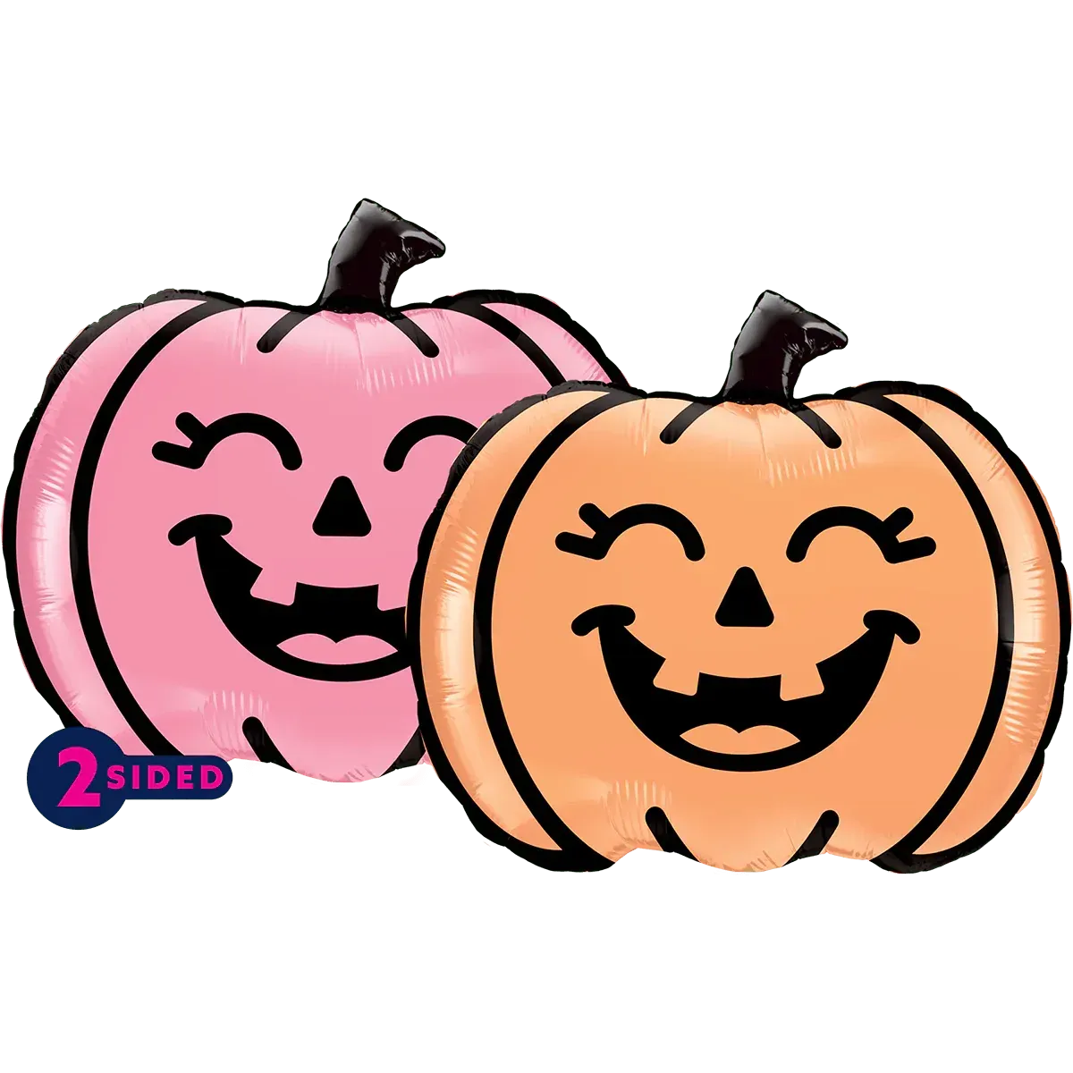 Foil Balloon Smiling Jack O'Lantern 9in