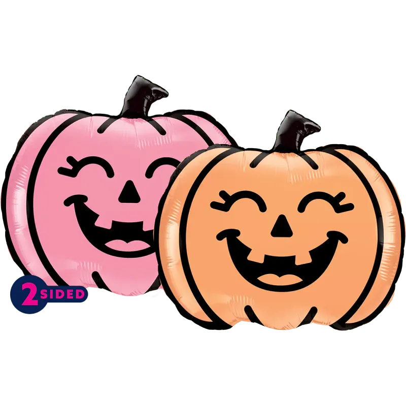 Foil Balloon Smiling Jack O'Lantern 9in