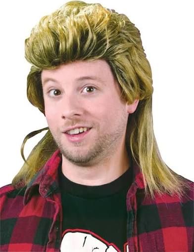 Dirty Blonde Mullet Wig